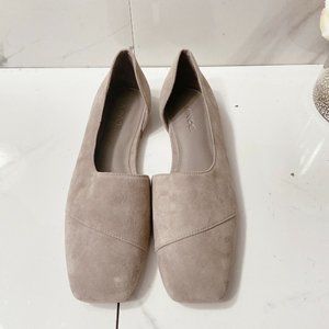 Vince Cyder Womens Slip On Half d'orsay Flats